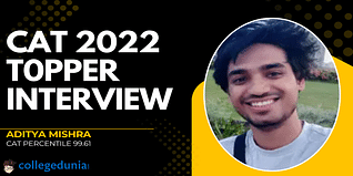 CAT 2022 Topper Interview of Aditya Mishra: Read CAT Preparation Plan and Success Story to Score 99+ Percentile